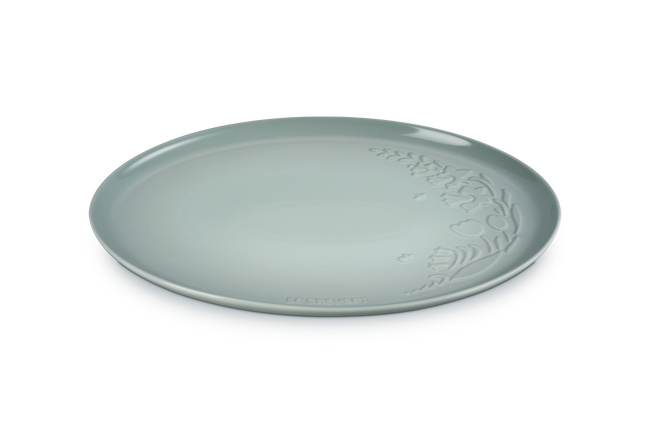 Le Creuset Stoneware La Collection Jardin Oval Casserole Serving Platter 36cm Sea SaltSea Salt image number 2